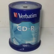 Verbatim 94554 700MB 52x CD-R Disc - Pack of 100