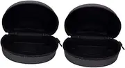 CHICAMPERA 2pcs Large Hard Case for Ski Motorcycle Goggles Shock Resistant Storage Box Convenient Portable Design for Snow Sports Eyewear Protection