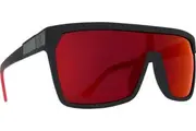 Spy Flynn 670323803673 Soft Matte Black Red Fade / Happy Gray Green with Light Red Spectra Mirror Lenses