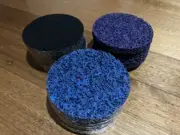 5 pcs 100/125mm Poly Strip Disc Wheel Paint Rust Removal Clean For Angle Grinder