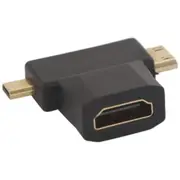 HDMI F To Mini HDMI-C Micro-HDMI-D Adaptor