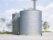 Walthers Cornerstone HO Scale Big Grain Storage Bin Structure Kit
