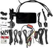 MG610 6.25inch Display Motorcycle Portable Navigator GPS WiFi Wireless CarPlay Android Auto Dual Camera Park Monito Kits