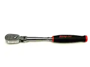 Snap On Tools NEW THLF72 1/4" Drive RED Soft Grip Long Flex Head Ratchet USA