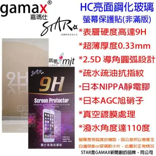 壹 台製 STAR GAMAX 台哥大 TWM X3S 玻璃 保貼 ST 亮面半版 鋼化