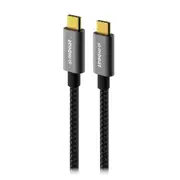 Mbeat Tough Link USB 3.2 Gen2 USB-C Fast/Quick Charging Cable Space Grey 1.8m