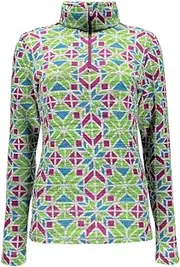 [Spyder] Women's Alpine Chic Shirt, White Stained Glass, Medium