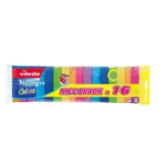 Vileda Microfiber Cloths Colors Megapack Especially Highly Absorbent 16 Piece