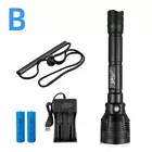 White Light Flashlight Sporting Goods Diving Flashlight Underwater Highlight