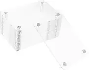 HIAKDOFT Mini Acrylic Photo 12pcs Refrigerator Magnet Frames Double Sided Display