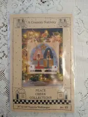 "A Country Nativity" Walhanger Christmas Applique Quilt Pattern Peace Creek Coll