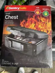 SentrySafe 1200 Fire-Resistant Box with Key Lock 0.18 Cu. ft., New In Box