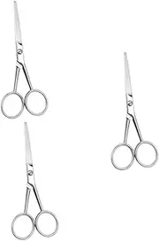 minkissy 3pcs Professional Wig Scissors Facial Scissors Lash Small Hair Small for Trimming