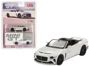 1/64 Mini GT Bentley Mulliner Bacalar Car Zero White MGT00544