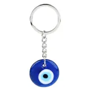 Religious Nazar Turkish Ottoman Glass Evil Eye Bead Protection key chain ring