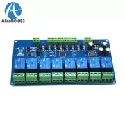 8 CH Modbus Rtu Relay Module RS485 TTL UART 7-30V Multifunction Control Switch