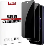 TQLGY Privacy Screen Protector for OPPO Reno 13F / Reno 13 F 5G 6.67-Inch, Anti-Spy 9H Tempered Glass, Anti-Scratch, Bubble-Free, 2-Pack