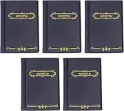 5 Pcs Coin Collection Book, High Transparency Coin Collection Holder Book Coin Collecting Storage Album