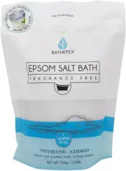 New Bathefex Fragrance Free Epsom Salt Bath 1.4kg | Free And Fast Shipping AU