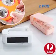 2PCS Bag Sealer Mini Heat Sealing Machine Resealable Food Storage Snack Resealer