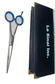 Barber Hair Cutting Scissor | 6.5 in. |Stainless Steel | Silver | With Case