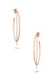 Earrings Large Hoops Paris - Dubai, 18K Gold and Diamonds - Rose Gold