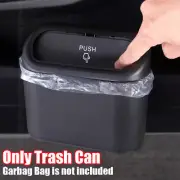 Car Trash Bin Door Hanging Trash Can Rubbish Garbage Dust Box Bin Storage Black (for: Ford)