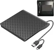 USB External Hard Drive, Portable Type C USB External Drive, Multifunctional Data Recorder, 8x/24x Shockproof Backup Drive, Easy Carrying Backup Drive for Students Employees Clerk Laptops