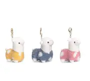 AUSTRALIAN SHEPHERD® Cute Plush Alpaca Keyring - Pink / One Size
