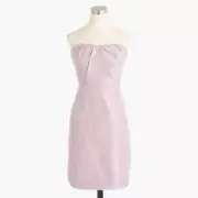 J. Crew Violet Alexia Silk Strapless Dress Sz 10 Formal