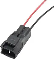 BIZOCA 2 Pin 7282-7028-30 Reversing Cable Socket for 7283-7028-30 Starter Outdoor Temperature Sensor Gearbox Plug(Lavender)