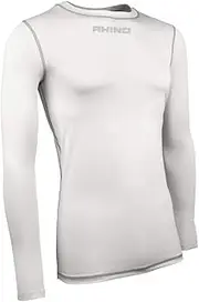 [Rhino] Unisex-Youth Tagless Baselayer, White, 7/8yrs
