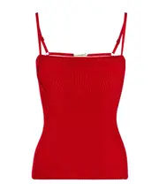 Jacquemus Ribbed Singlet Top FR32,FR44,FR46,FR42 Crimson