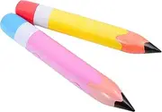 2pcs Inflatable Crayon Toy for Girls Party Decorations Giant Balloon Pencil