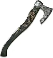 Bearded Viking Axe with Ashwood Handle Gunnar Hatchet Wood Working Axes Tool Viking Gifts for Men Camping Hatchet Tomahawk with Sheath