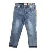 Ghanda Kids Jeans Sz 5-6 Skinny Mid Blue Wash Stretch NWT DZ