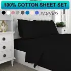 2000TC100% Egyptian Cotton Single/Double/Queen/King/King Single Bed Sheet Set