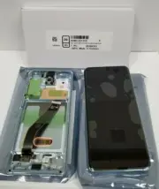SAMSUNG Galaxy S20 Blue LCD Touch Screen Digitizer Frame G981 OEM NEW S20
