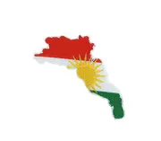 akachafactory Patch Ecusson Brode Thermocollant Flag Map Kurdistan Map Flag Backpack