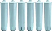 [BlueStars] PACK OF 6 Coffee Machine Water Filter with Activated Carbon Filter - Compatible with many Jura Espresso Machine models: A1, A9, C5, C60/65, C9, F7, and more