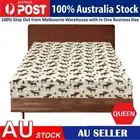 4PCS 2000TC 100% Cotton Sheet Set Flat Fitted Flannelette Feeling Sheet Queen AU