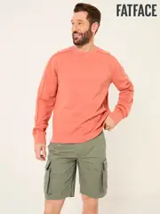 FatFace Otterton Orange Crew Neck Sweatshirt (AV1863) | $104