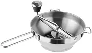 AUTSUPPL Manual Food Mud Grinder Jam Making Tool Stainless Steel Food Ricer Rustproof Easy to Use