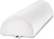 Large Half Moon Bolster Pillow For Legs, Knees, Lower Back And He