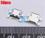 50Pcs Female 5Pin Socket 4Legs Smt Smd Soldering Connector Micro Usb Type B I xy