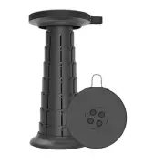 Folding Stool - Retractable Portable Seat, Lightweight, Adjustable Height, Fo...