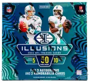 2024 Panini Illusions Football Hobby PYT Box Break #328 - 3 AUTO, 2 MEM BREAK!