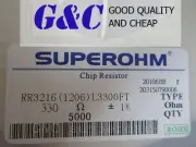500PCS 330Ohm 1/4W 1% 1206 SMD Resistor RoHS NEW GOOD QUALITY