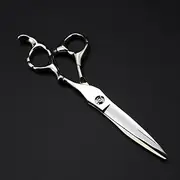 Hair Cutting Scissors, 6inch Professional Steel Scissor Silver Cutting Barber Tools Haircut thinning Shears Hairdresser Scissors