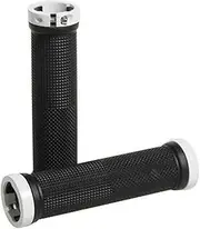 White Double Locking Handlebar Grips for Mountain Bike Cycle Bicycle MTB BMX
